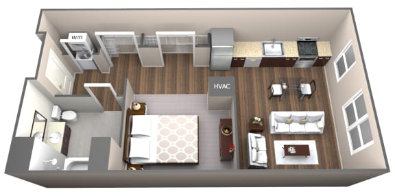 Interior 1 Bedroom