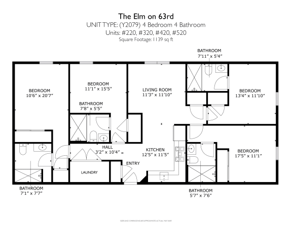 the floor plan of the suite