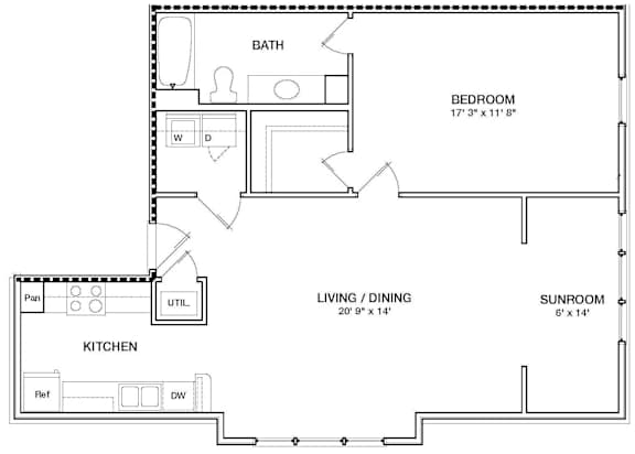 A11 Floor Plan at Marsh View Place, South Carolina, 29455