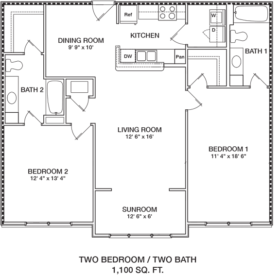 A13 Floor Plan at Marsh View Place, South Carolina