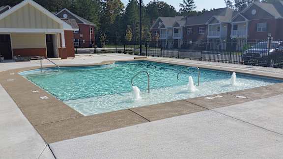 Shimmering pool at Iron Bridge Rd Apts VA LLC, Virginia