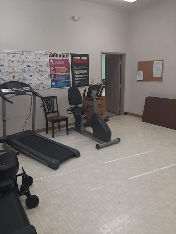 Gym Room with a Treadmill at Mason Manor Apartments, Boiling Springs