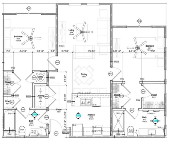 BB Floorplan at Pleasantburg Senior, Greenville