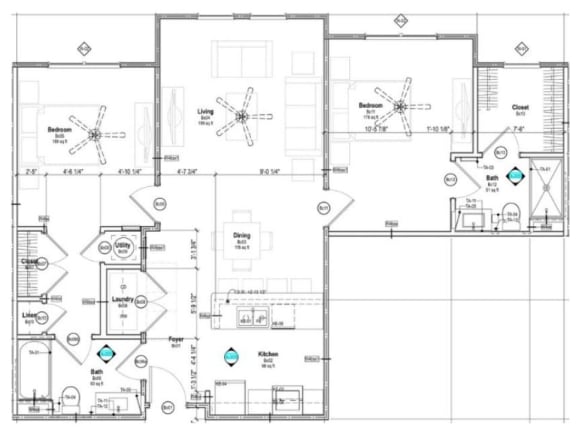 BC Floorplan at Pleasantburg Senior, Greenville, 29607