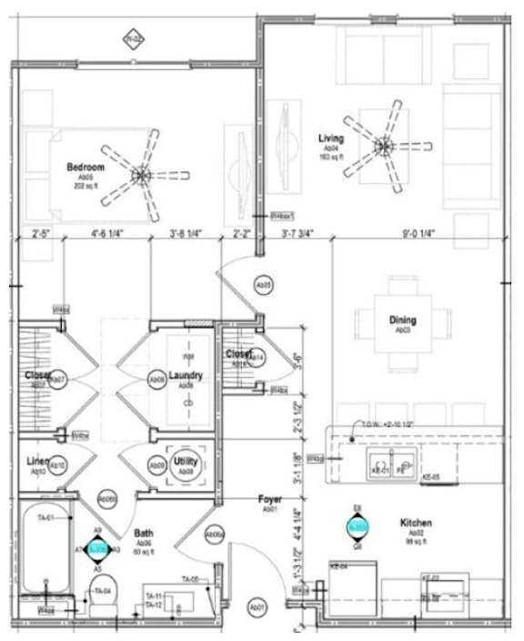 AB Floorplan at Pleasantburg Senior, South Carolina, 29607