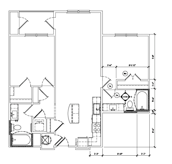 2 Bed 2 Bath 1133 sqft at Poland Hill Senior Apartments, Virginia, 20152