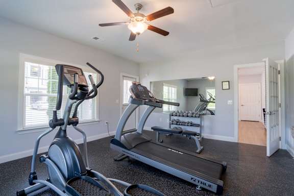 Fitness Center with treadmills at Westridge, South Carolina, 29617