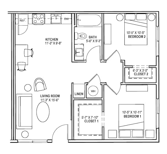 2 Bedroom - Streamliner