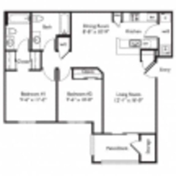 an image of a floor plan of a house