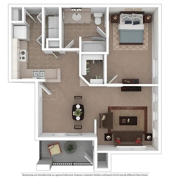 A1 Brandon Dunes 690 sqft at The Club at Coldwater Springs in Avondale Arizona