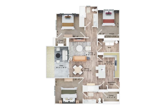 Aster At Mountain Vista_Unit C2 Zinc