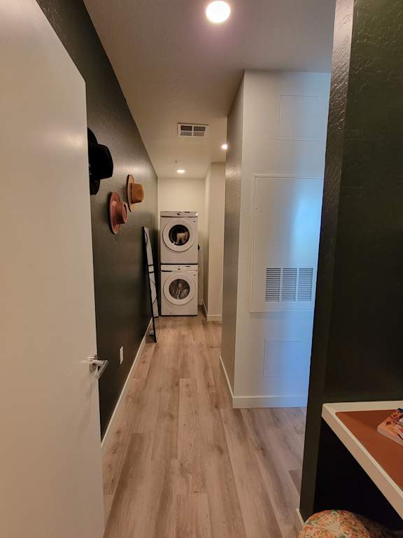 Desk Area and in unit laundry at Cabana Bridges Apartments in Tucson Arizona
