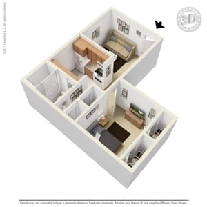 One Bedroom One Bath
