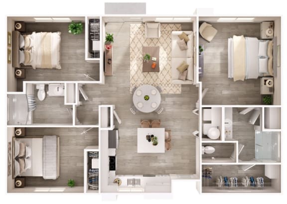 Three Bedroom Two Bathroom at Casitas Catalina in Oro Valley Arizona