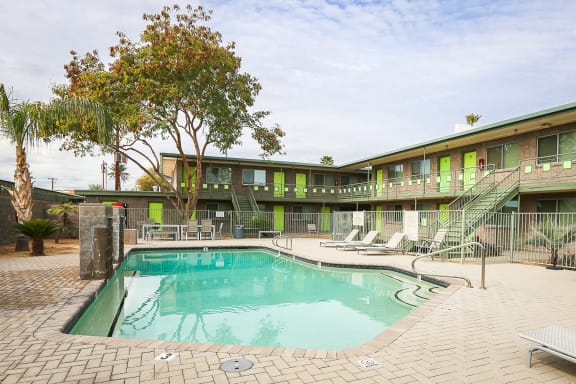 Pool at Carol Mary Apartments in Phoenix, AZ