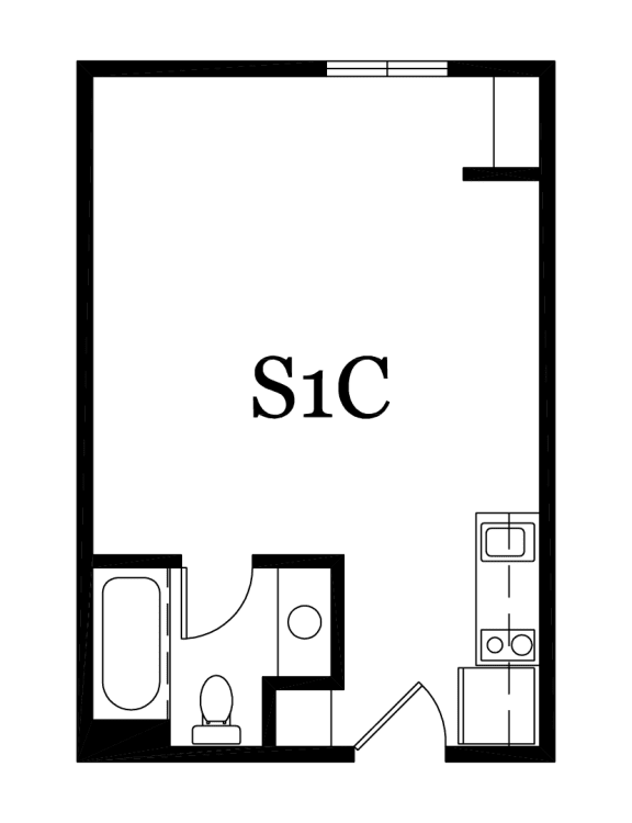 bedroom floor plan | the streeter luxury apartments