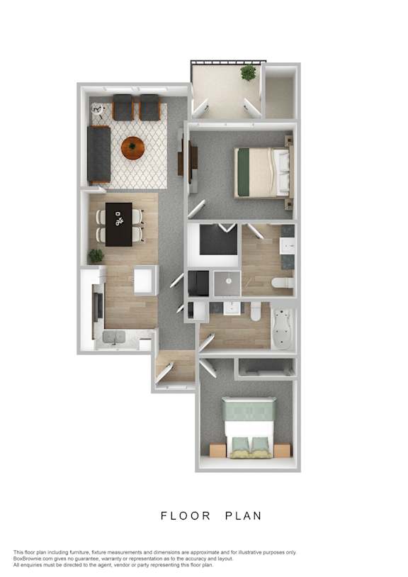 Unit B Copper Ridge Floorplan
