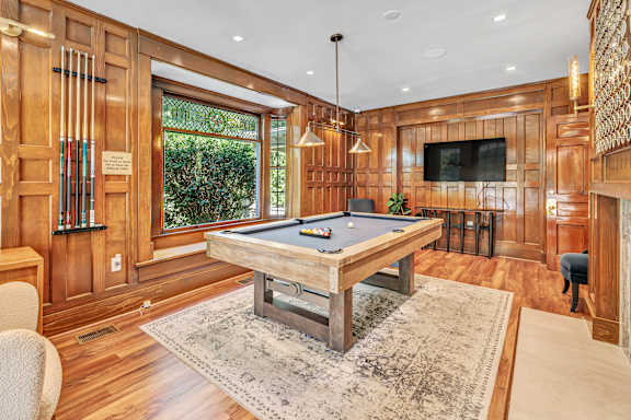 Clubroom With Pool Table at Ardenwood Apartments, Connecticut, 06473