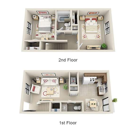 cross creek cove apartments floor plan bth