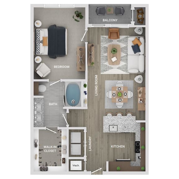 Floor Plans of The Devereaux in New Braunfels, TX