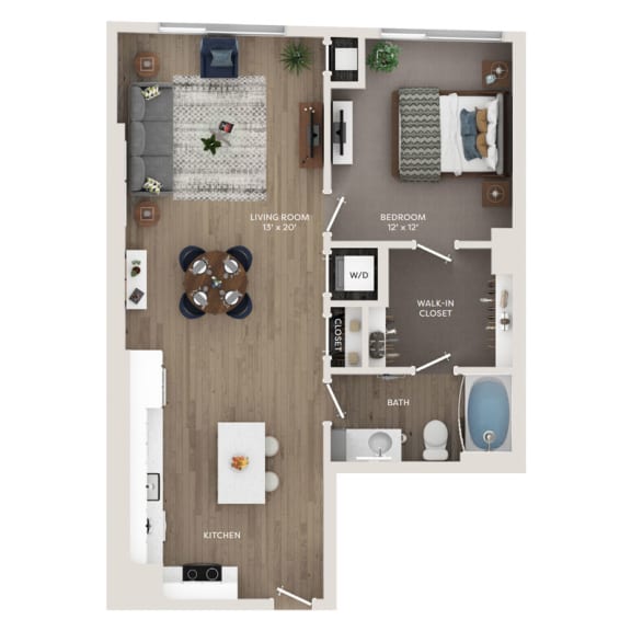 Floor Plans of EO Madison Yards in Madison, WI