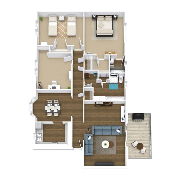 Floor Plans of Element at Valley West in West Des Moines, IA