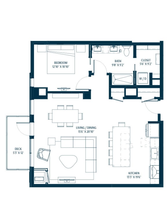 Forte on the Park Minneapolis AP2 Penthouse Floor Plan