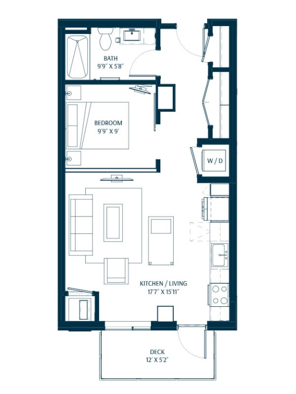 Forte on the Park Minneapolis V6 Floor Plan