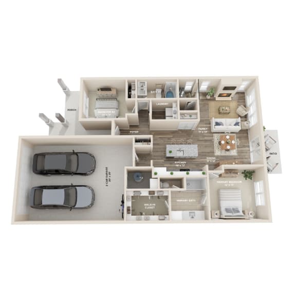 marsh hollow rental homes floor plan leland