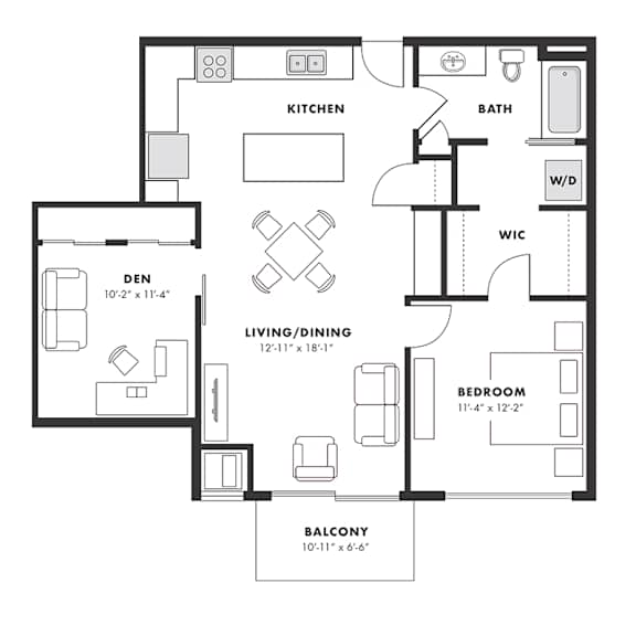 a floor plan of a bedroom floor plan