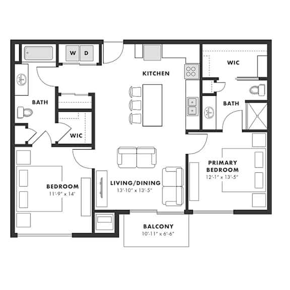 a floor plan of a bedroom floor plan