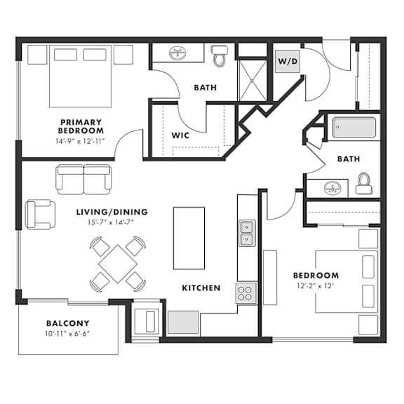 a floor plan of a bedroom floor plan