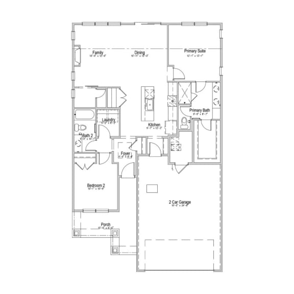 albertville mn single family home rental floor plan 2 bedroom 2 bath