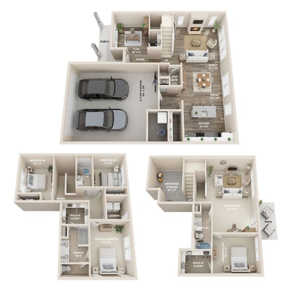 the preserve at albertville rental homes floor plan northport B