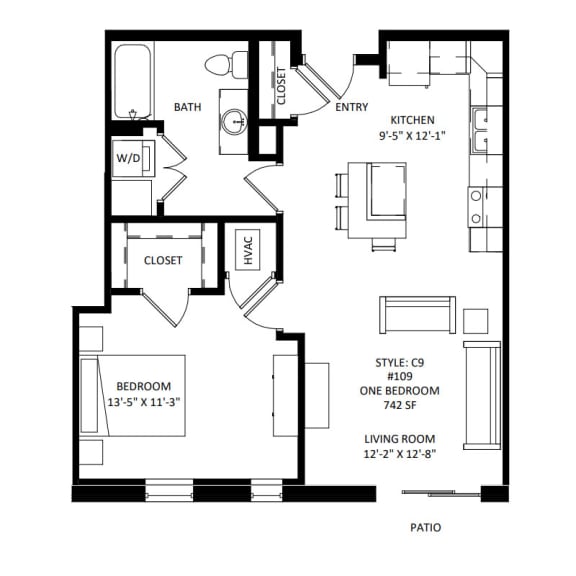 Floor Plans of The West Edge in Middleton, WI