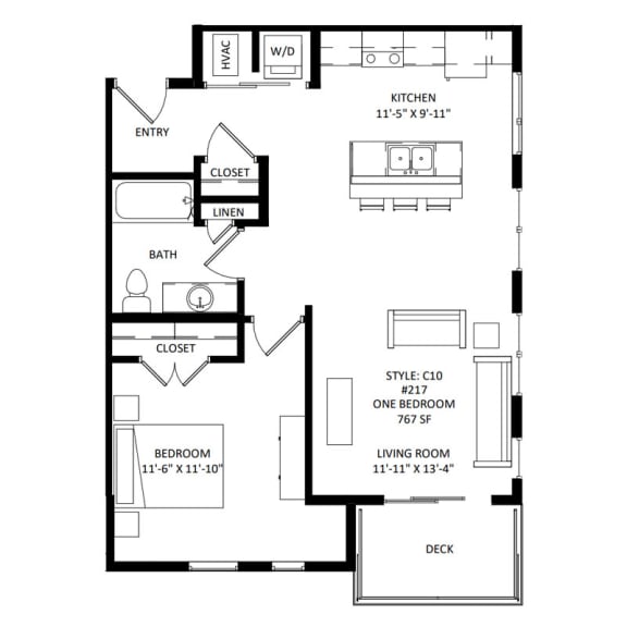 the west edge floor plan a14