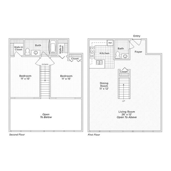 central high stephenson mills apartments floor plan B2