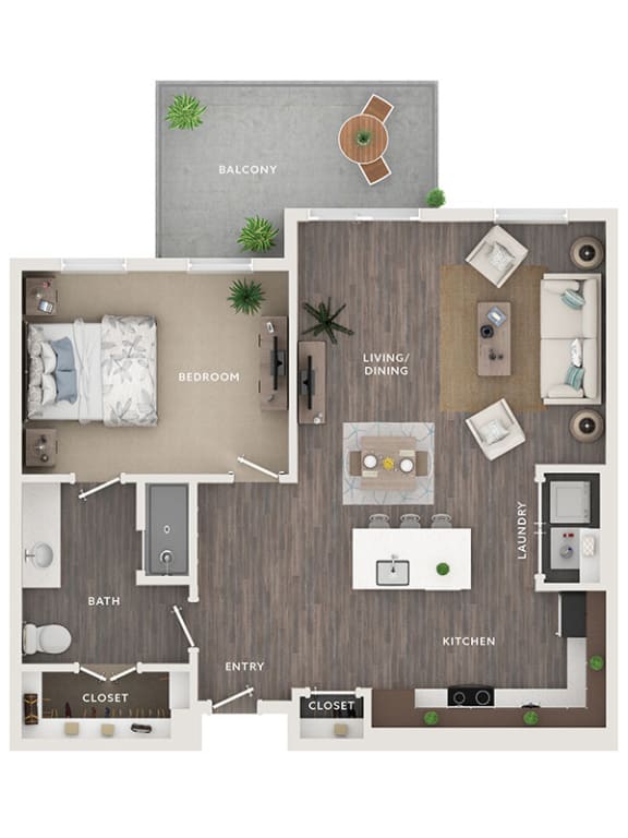 vista colina apartments floor plan unit a4