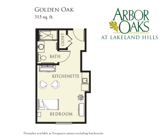 Floor Plan  affordable apartments at lakeland hills floor plan  the arbor oaks apartments at Arbor Oaks at Lakeland Hills, Lakeland, 33805