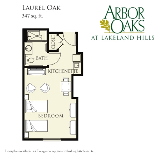 Floor Plan  floor plan the arbor oaks apartments at Arbor Oaks at Lakeland Hills, Lakeland, FL