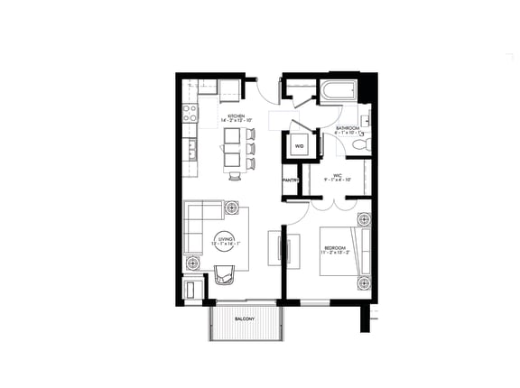 a black and white floor plan of a house