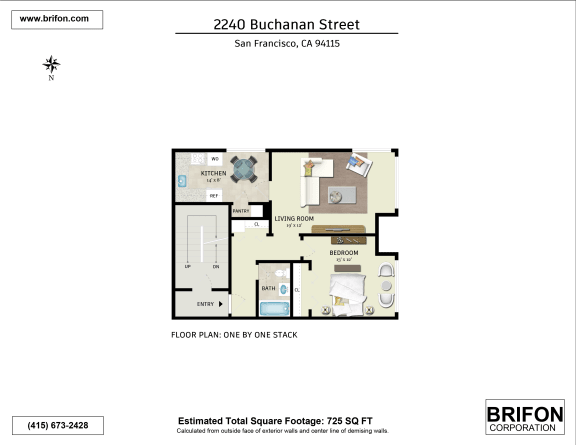 a floor plan of a house for rent in san francisco