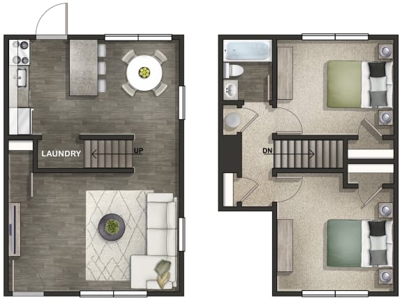 Midtown Oaks Townhomes Apartments Mobile Alabama