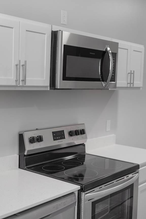 stainless steel kitchen appliances