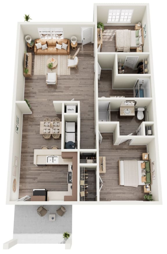 The Oakley at Deerfield Apartments Homes in Florence, Alabama