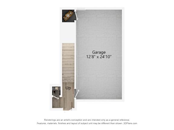 2D dimensional floor plan of a 2BR 2BA apartment at Tapestry Nona Apartments in Orlando, FL