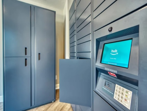Safe and Secure Package Lockers with Amazon Hub at Enclave at Paradise Valley in Phoenix, AZ