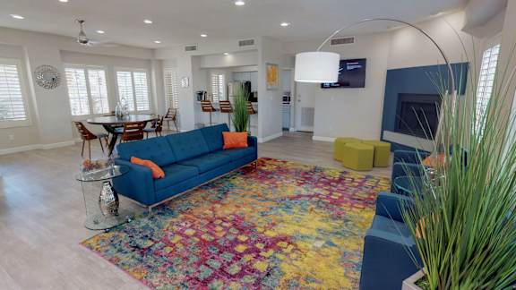 Spacious Living Area at Gentrys Walk Apartments, Mesa, AZ 85204