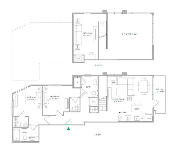 B11-M Floor Plan at The Ace, Richmond