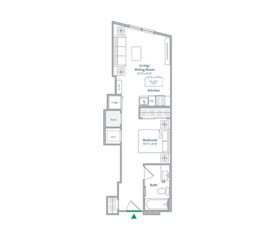 S12 Floor Plan at The Ace, Virginia
